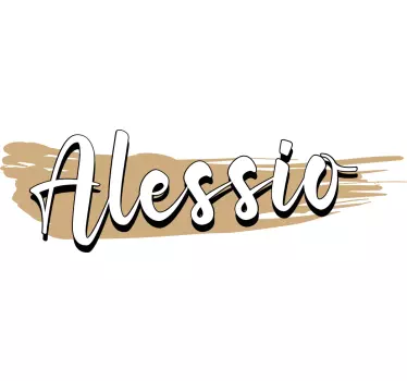 Artystyczna nazwa i malowanie naklejka na motocykl - TenStickers