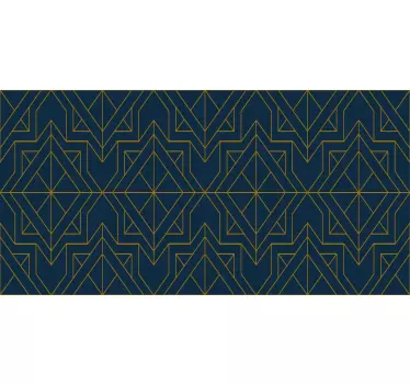Naklejka na meble wzór art deco w kolorze - TenStickers
