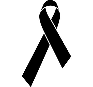 Naklejka różowa wstążka - TenStickers