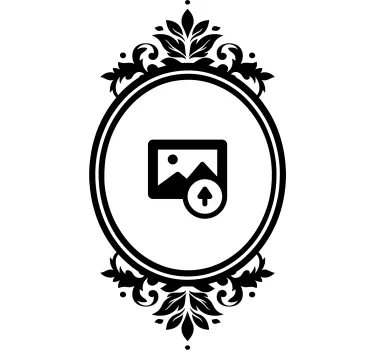 Naklejka dekoracyjna portret profilowy - TenStickers
