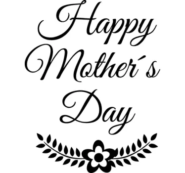 Naklejka dekoracyjna Happy Mother's Day - TenStickers