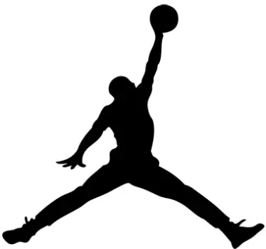 Naklejka sylwetka Michael Jordan - TenStickers