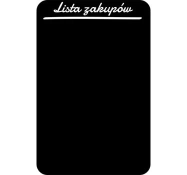 Naklejka lista zakupów - TenStickers