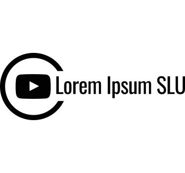 Naklejka na witrynę sklepową emblemat marki kanału - TenStickers