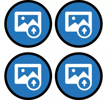 Naklejka personalizowana zestaw 4 obrazków - TenStickers
