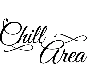 Naklejka chill area - TenStickers
