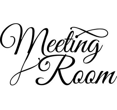 Naklejka dekoracyjna meeting room - TenStickers