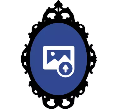 Naklejka dekoracyjna ramka na zdjęcie - TenStickers