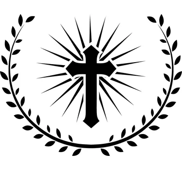 Naklejka krzyż - TenStickers