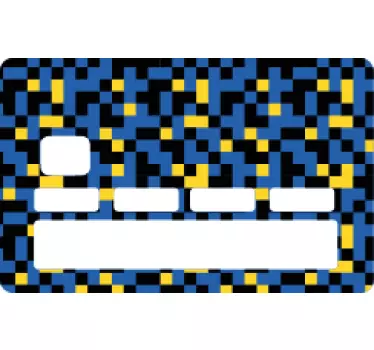 Naklejka na kartę abstrakcyjny wzór karty kredytowej - TenStickers