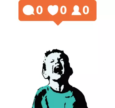 Naklejka na laptopa Banksy - TenStickers
