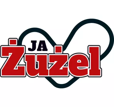 Naklejka ścienna sporty Kocham żużel - TenStickers
