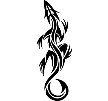 Naklejka tribal jaszczurka - TenStickers