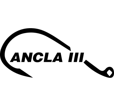 Naklejka personalizowana haczyk rybacki - TenStickers