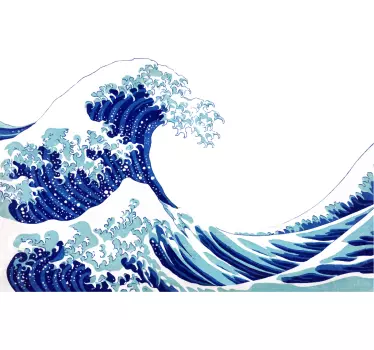 Naklejka ścienna żeglarze Fala kanagawa - TenStickers
