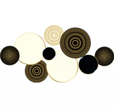 Dekoracje na ścianę glamour - TenStickers