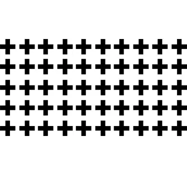 Naklejki na ścianę krzyżyki - TenStickers