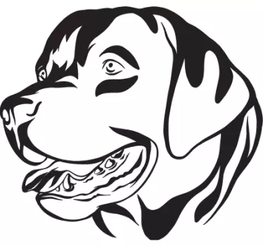Naklejka na samochód zwierzęta domowe naklejka rottweillera - TenStickers
