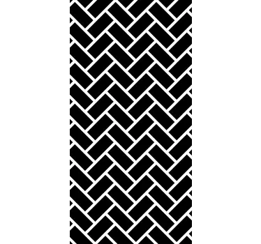 Folia na kabinę prysznicową wzór geometryczny - TenStickers
