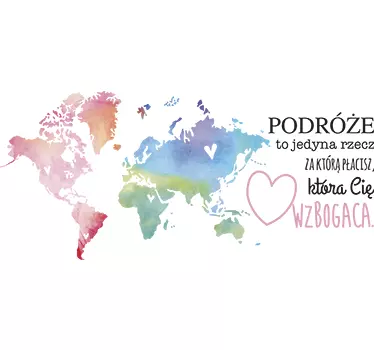 Podróże Naklejka ścienna - TenStickers