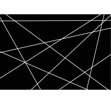 Naklejka na szybę geometryczne linie biurowe - TenStickers