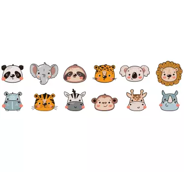 Naklejki dekoracyjne zwierzęta - TenStickers