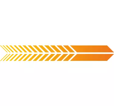 Naklejka na hulajnogę niebiesko-pomarańczowy wzór - TenStickers