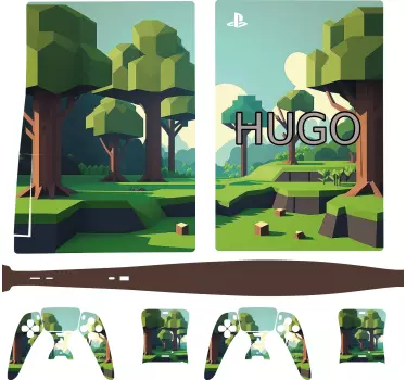 Naklejka na ps5 gra wideo na konsole - TenStickers