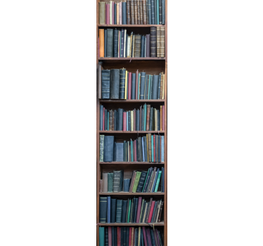 Okleina na lodówkę półki biblioteczne - TenStickers