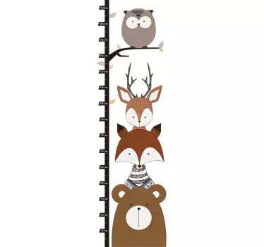 Naklejka Ścienna Miarka Wzrostu - TenStickers