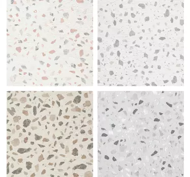 Naklejka na płytki tekstura terrazzo - TenStickers