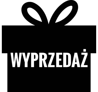 Naklejka na ścianę wyprzedaż pudełko na prezent - TenStickers
