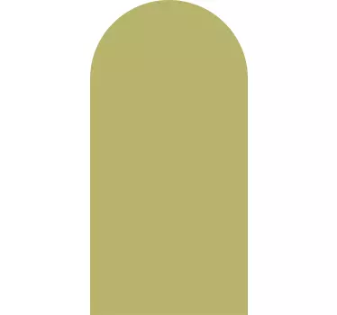 Naklejka na ścianę do jadalni zielony łuk - TenStickers