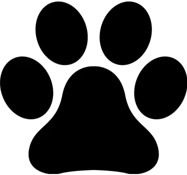 Naklejka ścienna psie łapki - TenStickers