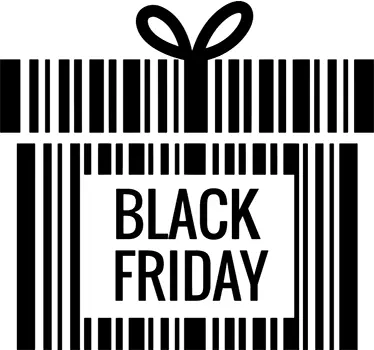 Naklejka na witrynę sklepową Black Friday - TenStickers