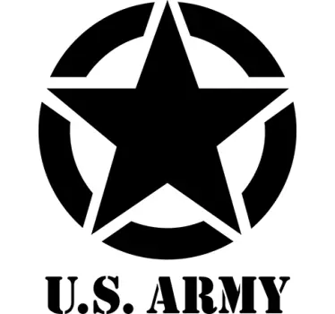 Naklejka Armia USA logo - TenStickers
