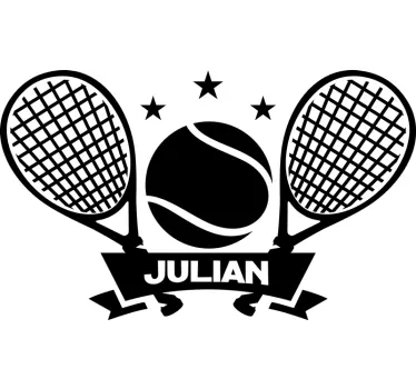Naklejka na ścianę inne dziedziny sportu Rakiety tenisowe - TenStickers
