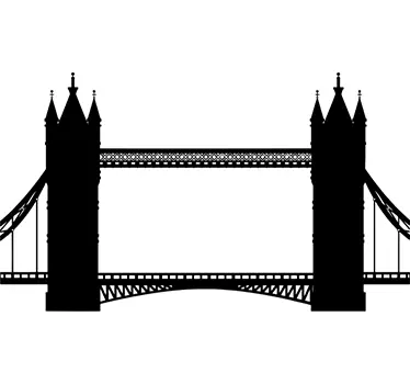Dekoracja London Bridge - TenStickers