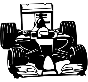 Formuła 1 Naklejka ścienna - TenStickers