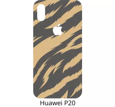 Naklejka na telefon Huawei Skóra tygrysa - TenStickers