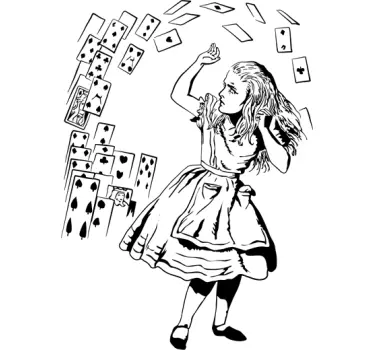 Naklejka Alicja w Krainie Czarów - TenStickers