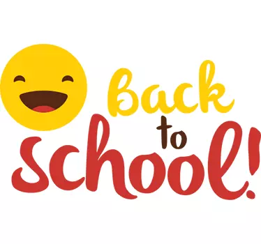 Naklejka Back to school - TenStickers