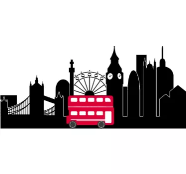 Naklejka na ścianę do salonu Big Ben Londyn - TenStickers