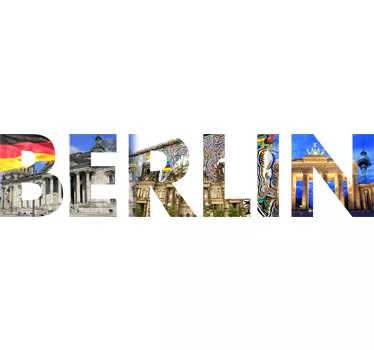 Naklejka dekoracyjna BERLIN - TenStickers