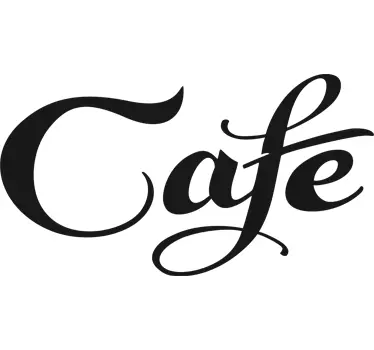 Naklejka dekoracyjna Cafe - TenStickers
