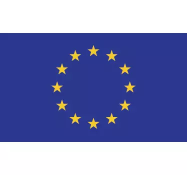 Naklejka dekoracyjna flaga UE - TenStickers