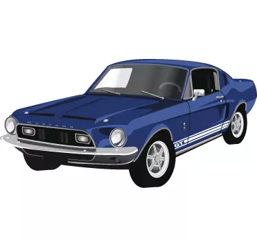 Naklejka dekoracyjna Ford Mustang - TenStickers