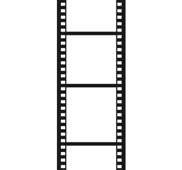 Naklejka dekoracyjna fotogram z filmu - TenStickers