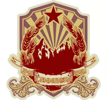 Naklejka dekoracyjna herb komunizmu - TenStickers