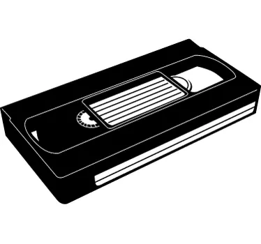 Naklejka dekoracyjna kaseta VHS - TenStickers
